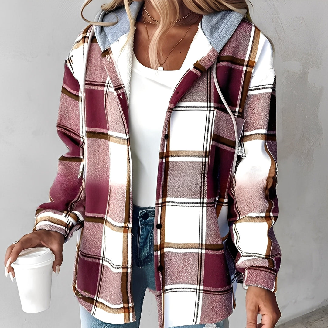 Briana - Giacca con cappuccio casuale e calda per donne