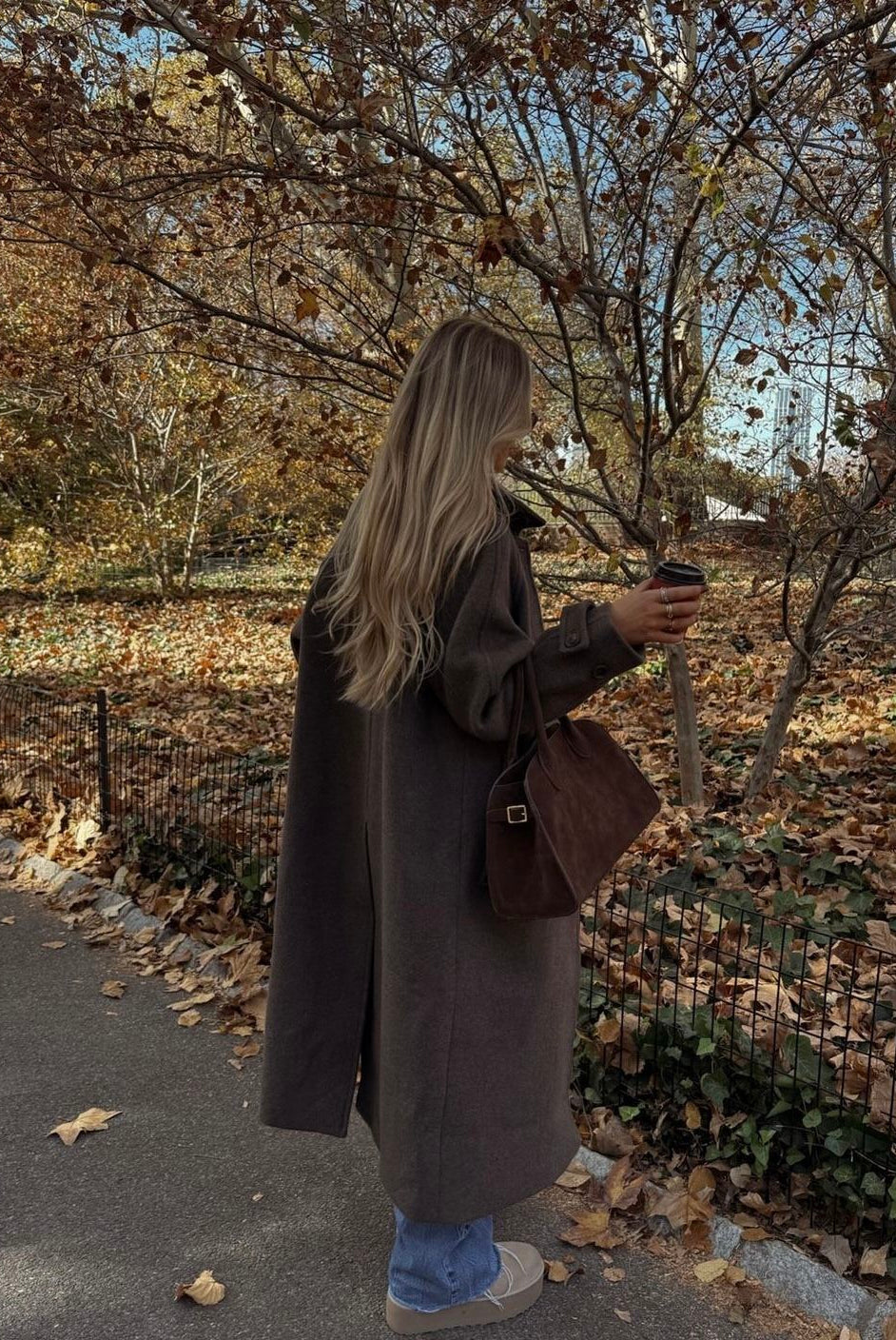 Monica™ | Borsa in Pelle Scamosciata Elegante