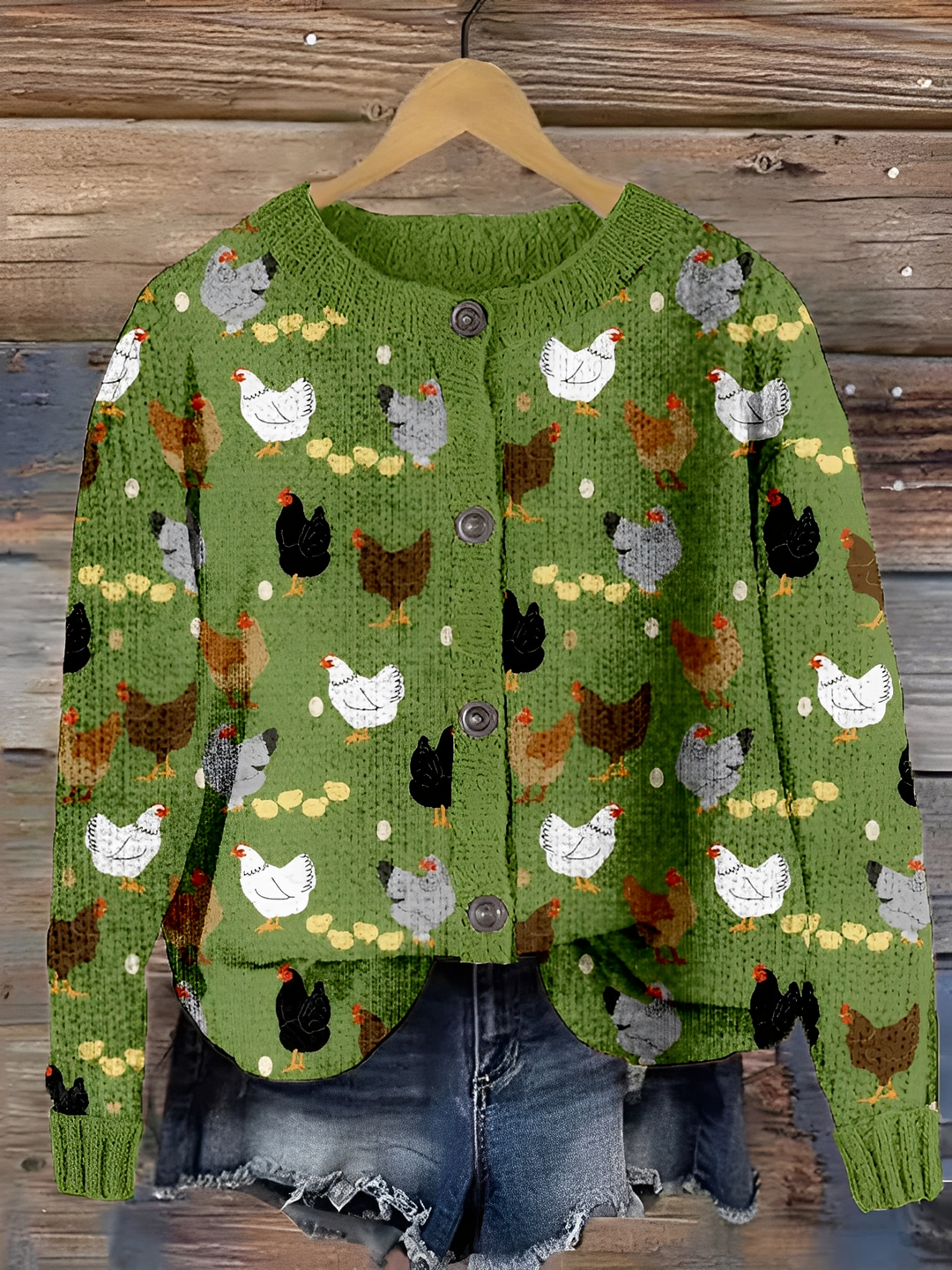 Shannah - Comodo maglione a maglia con stampa elegante per donne