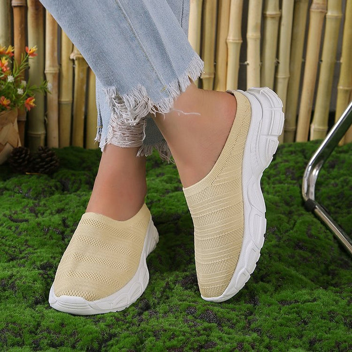 Malani - Moderno Slip-On-Sneaker con Zeppa per Donne