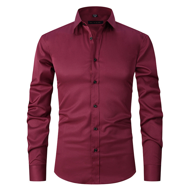 Ronan - Semplice camicia formale a maniche lunghe per uomo