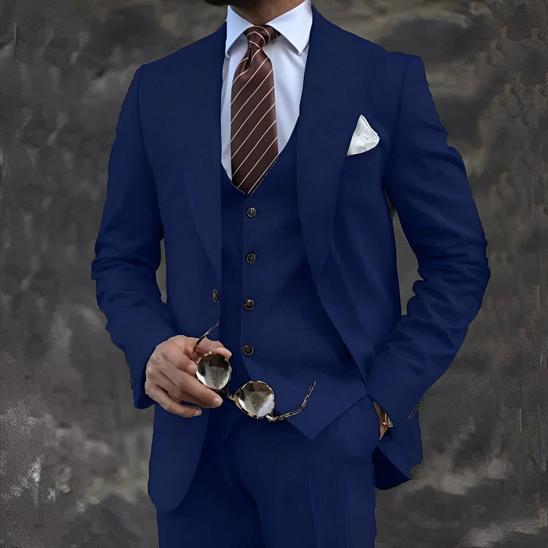 Elwyn - Abito casual e formale a tre pezzi per uomini