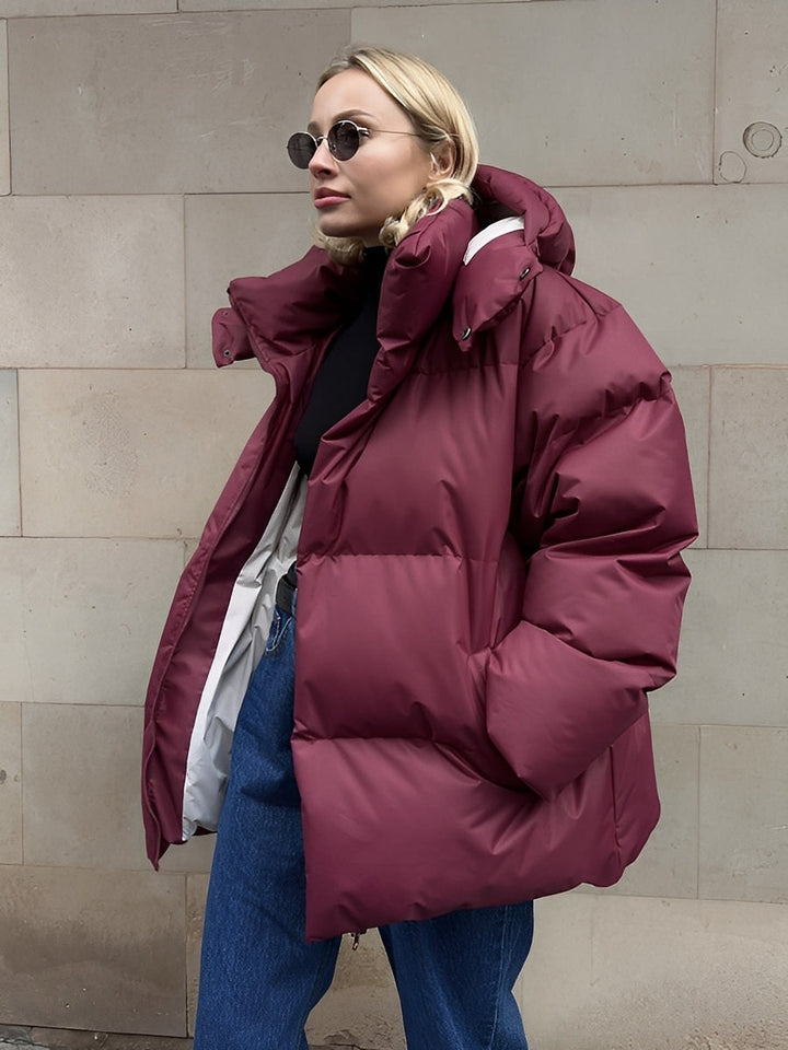 Loreen - Calda, padded, liberamente seduta giacca per donne