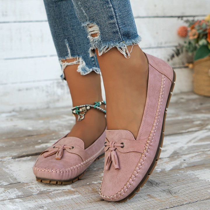 Emilee - Retro-Mocassini Piatte per Donne