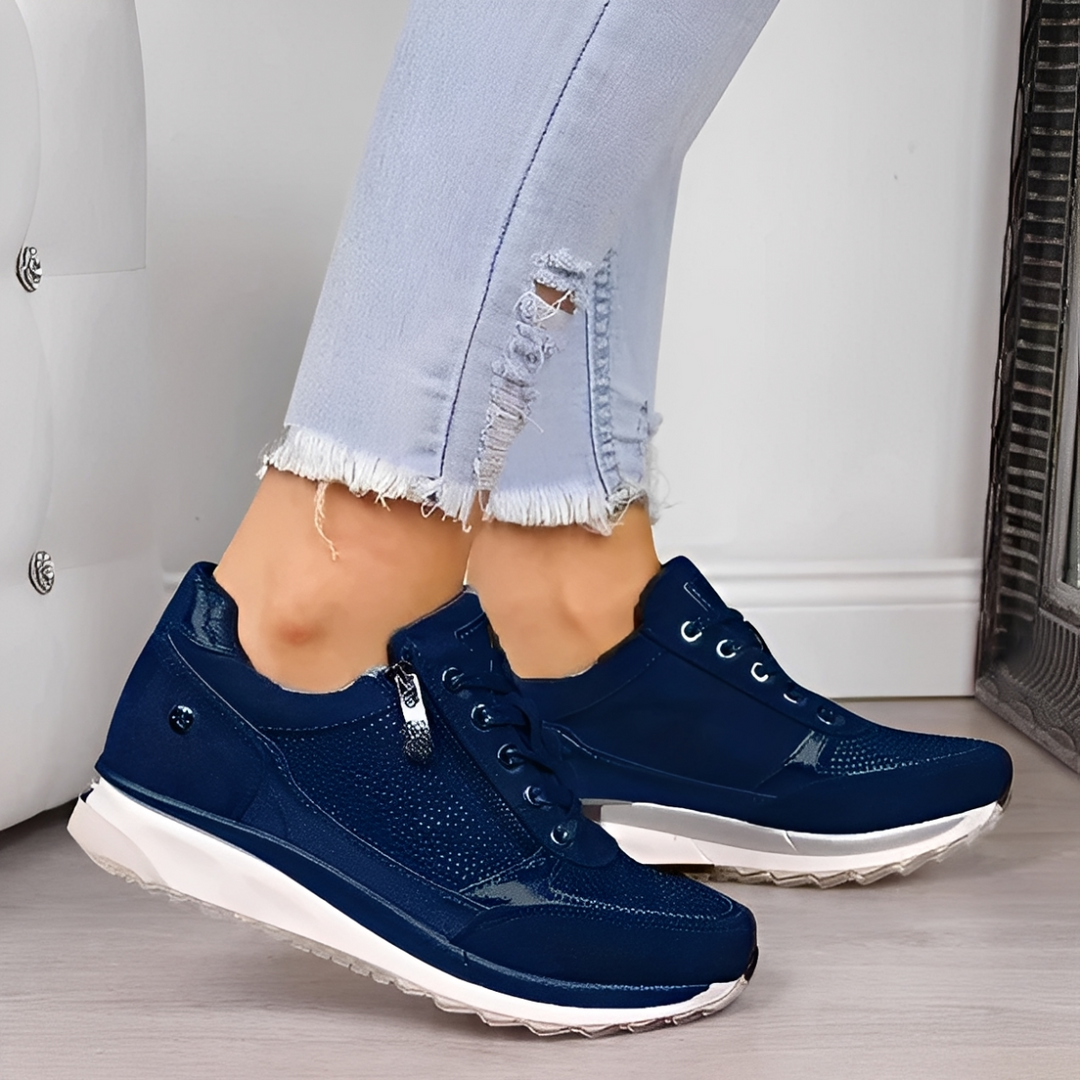 Kaycee - Sneaker casual eleganti con zip per donne