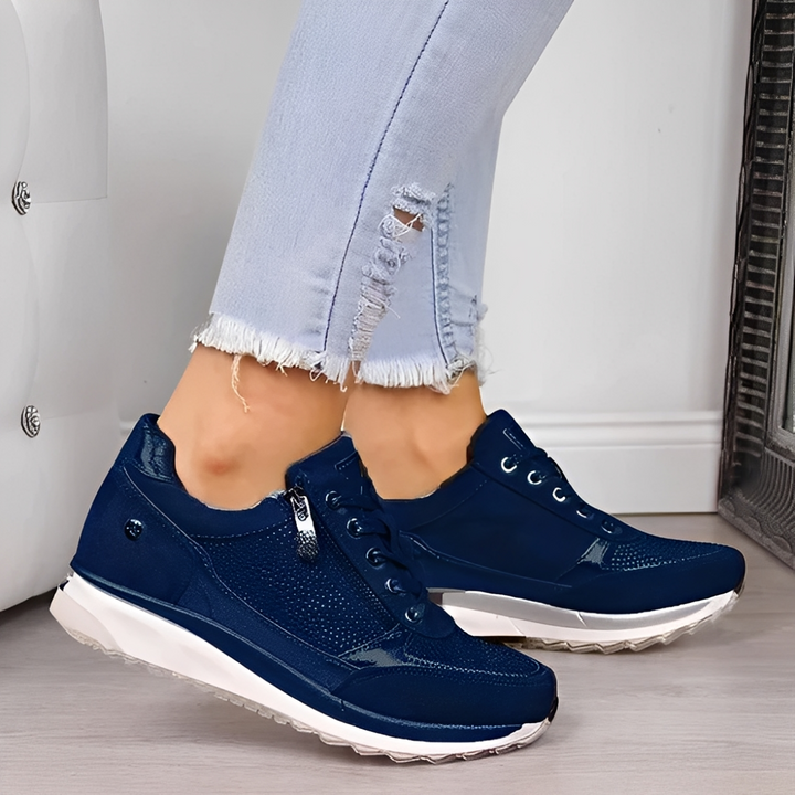 Kaycee - Sneaker casual eleganti con zip per donne