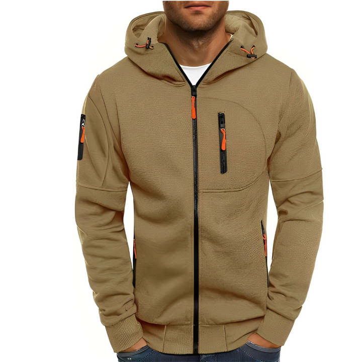 Miller - Giacca Casual Zip-Up con Cappuccio per Uomo