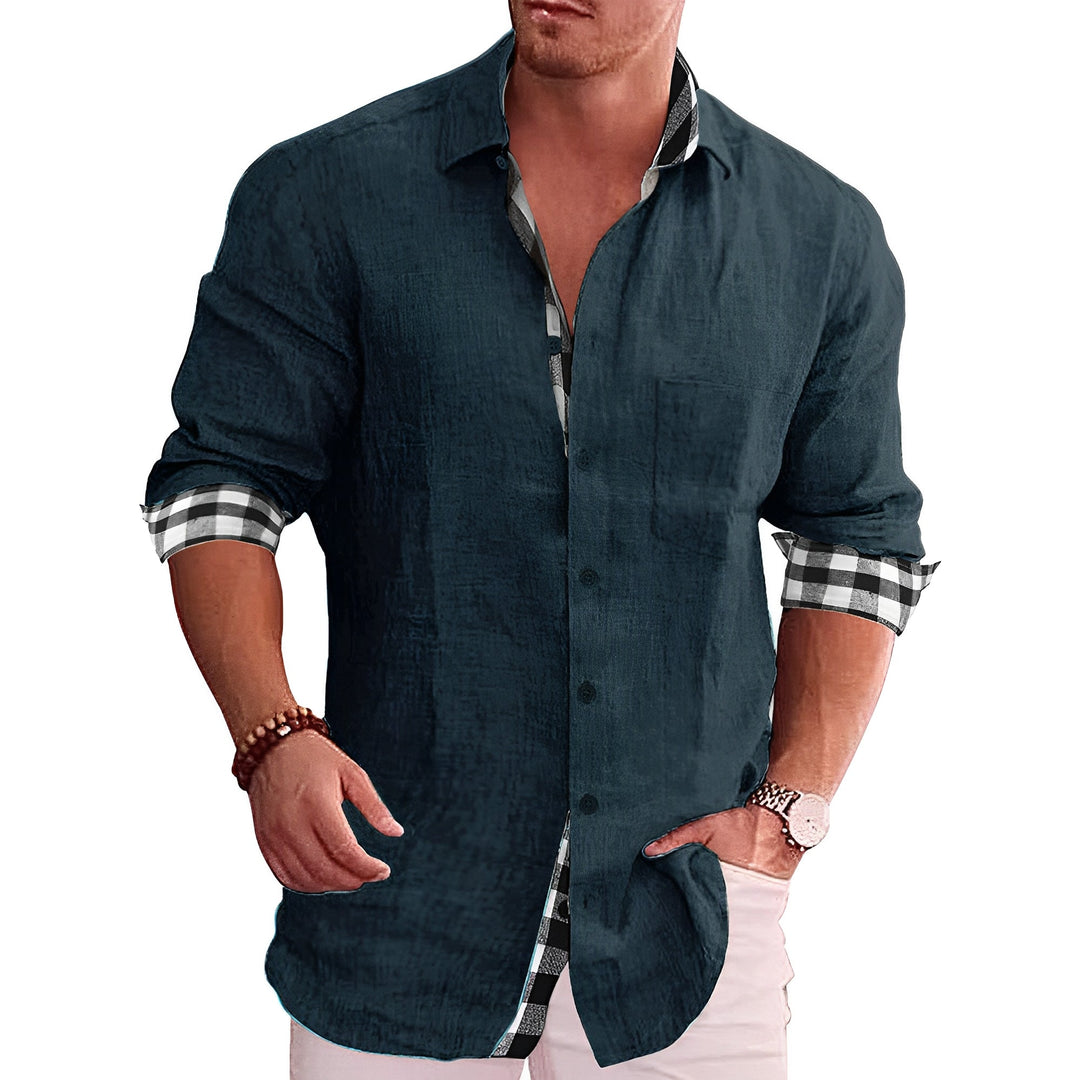Elwood - Camicia Elegante a Maniche Lunghe per Uomo
