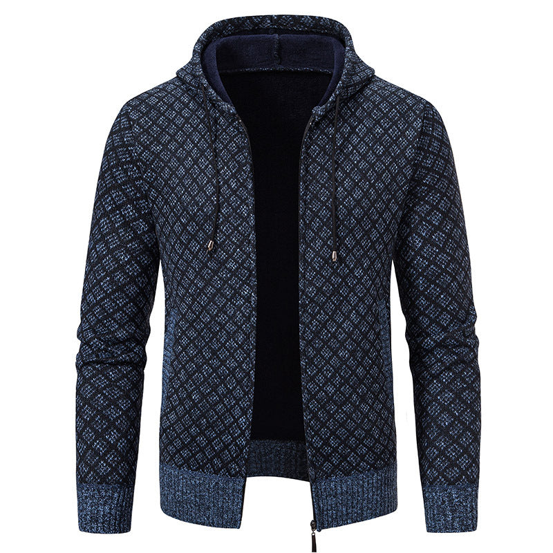 Winton - Elegante, stretta giacca con cappuccio per uomo