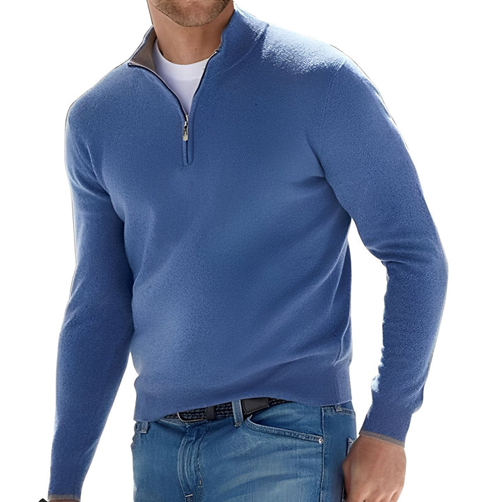 Eliott - Maglione in cashmere con zip per uomo