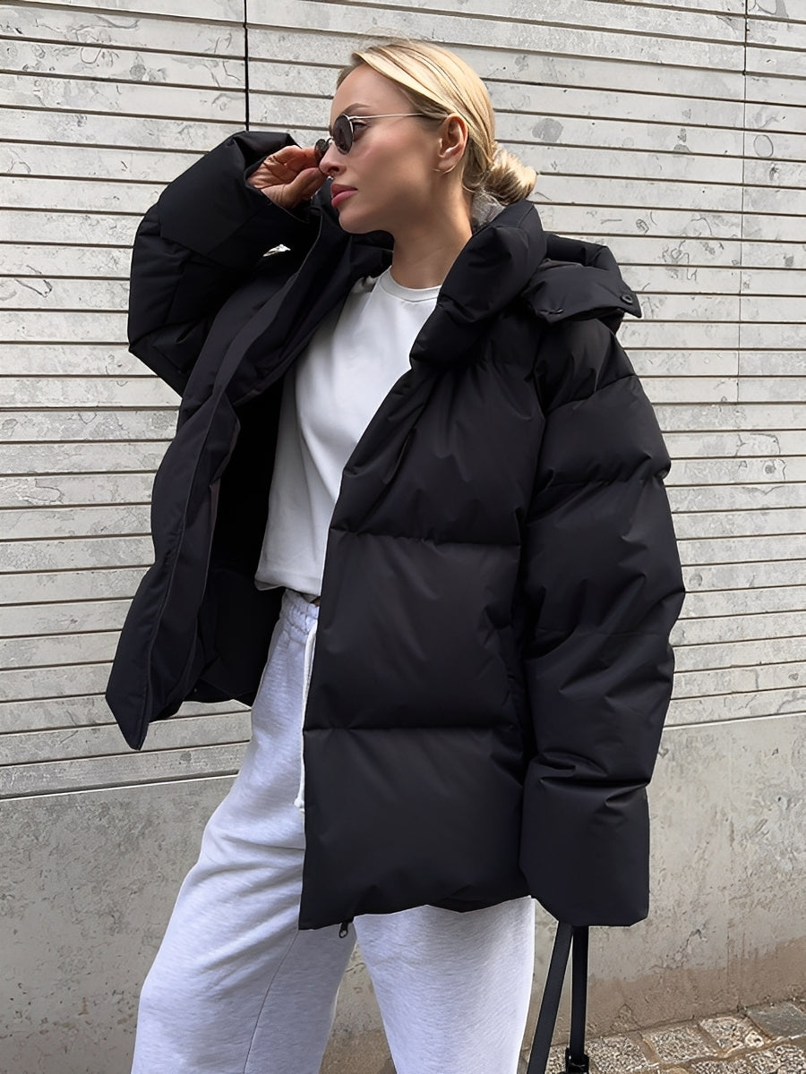 Loreen - Calda, padded, liberamente seduta giacca per donne