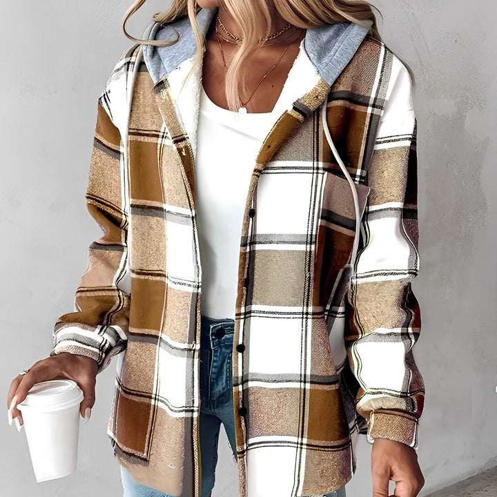 Briana - Giacca con cappuccio casuale e calda per donne