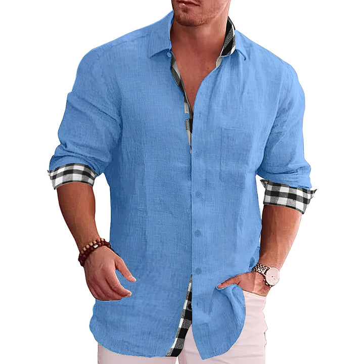 Elwood - Camicia Elegante a Maniche Lunghe per Uomo