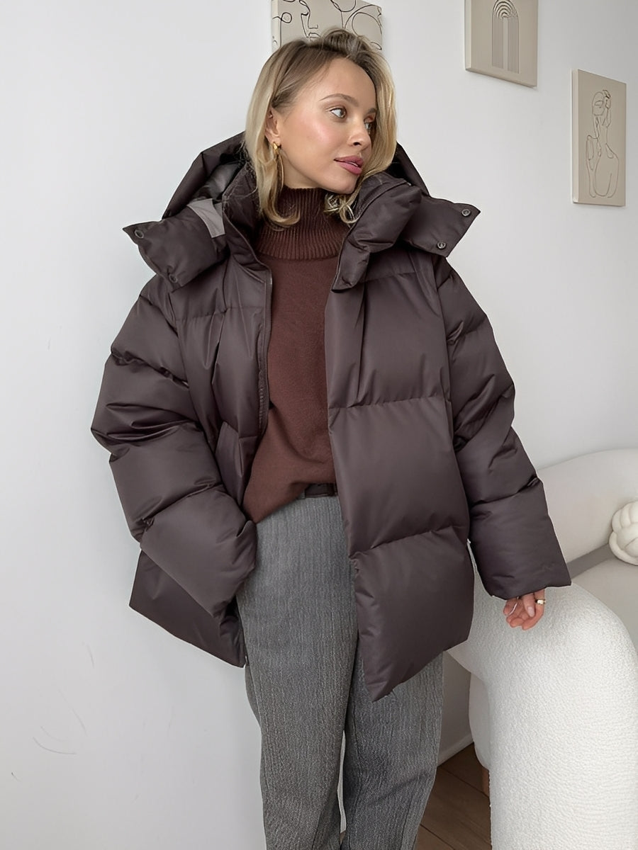 Loreen - Calda, padded, liberamente seduta giacca per donne