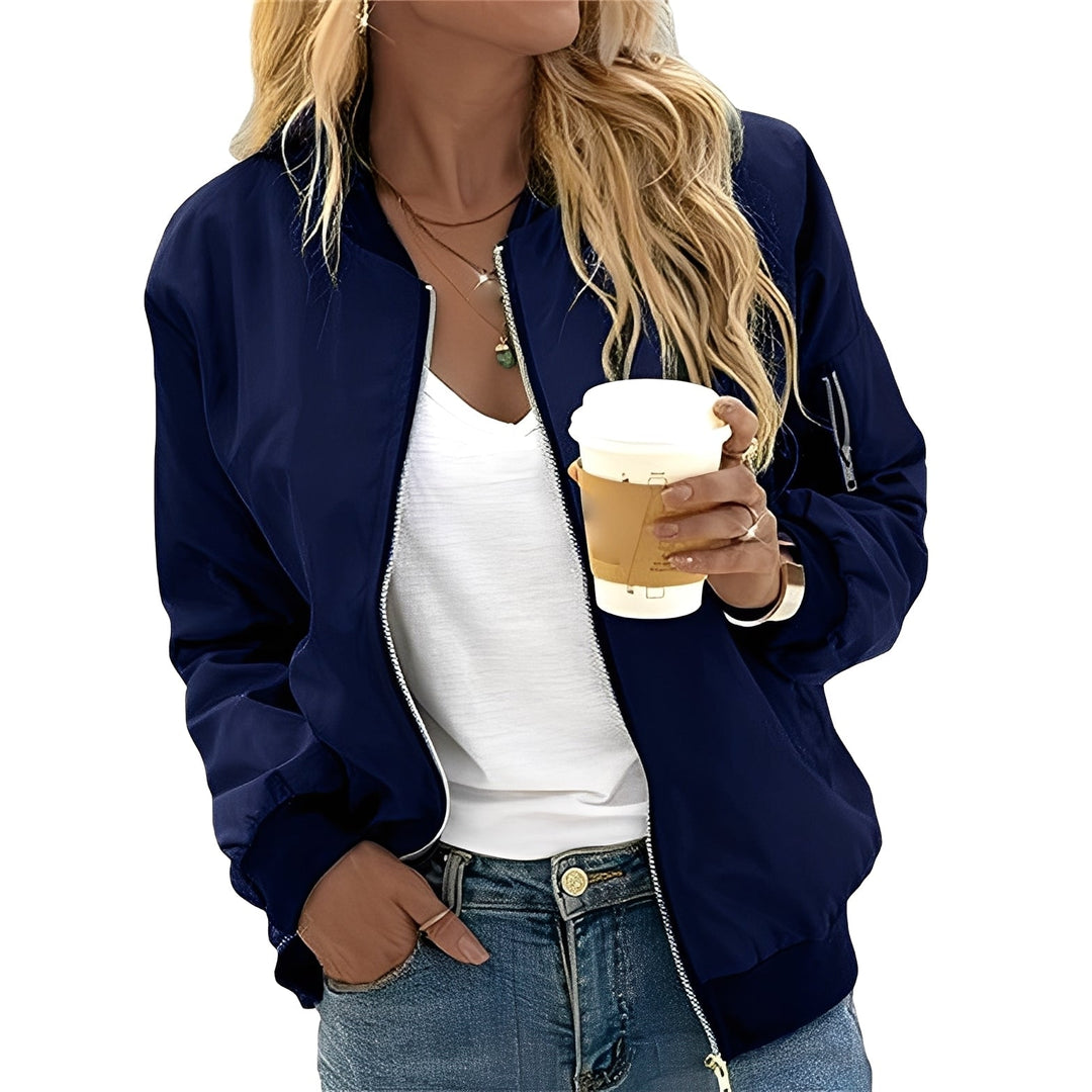 Shirlee - Lässige Bomberjacke im Retro-Stil für Damen