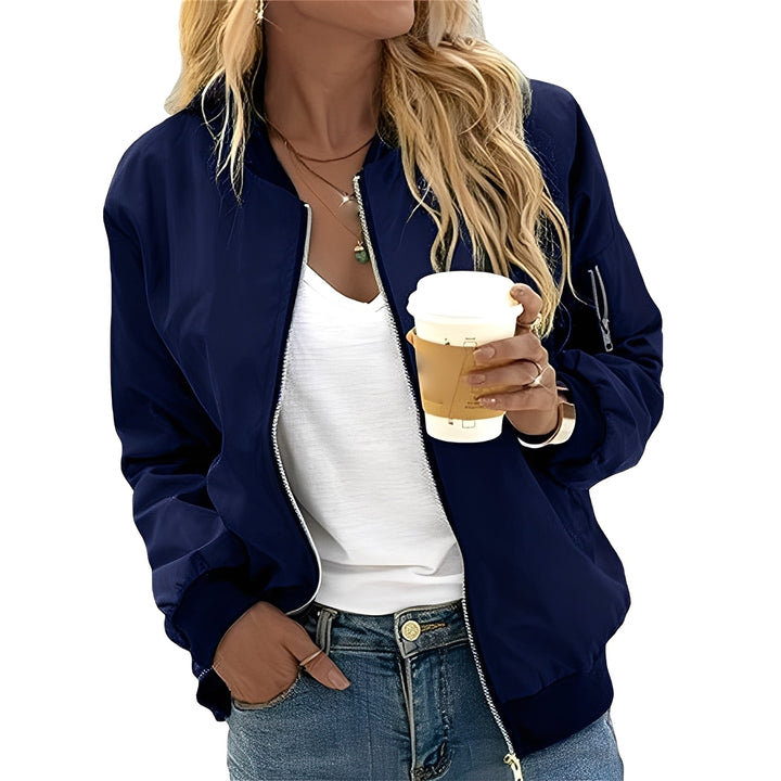 Shirlee - Lässige Bomberjacke im Retro-Stil für Damen