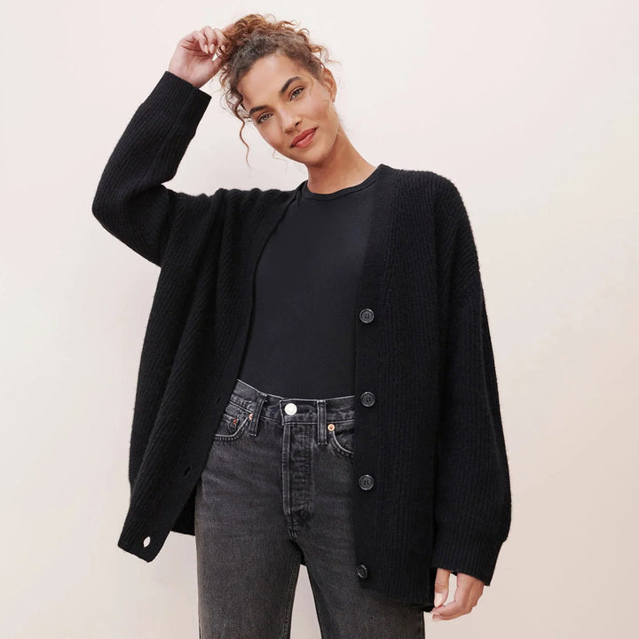 Leah - Cardigan oversize in cashmere