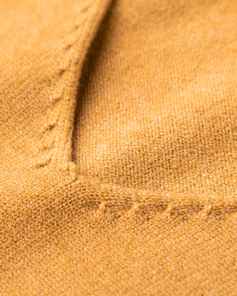 SILVORO | MAGLIONE A V IN FIBRE PREGIATE PER UOMO
