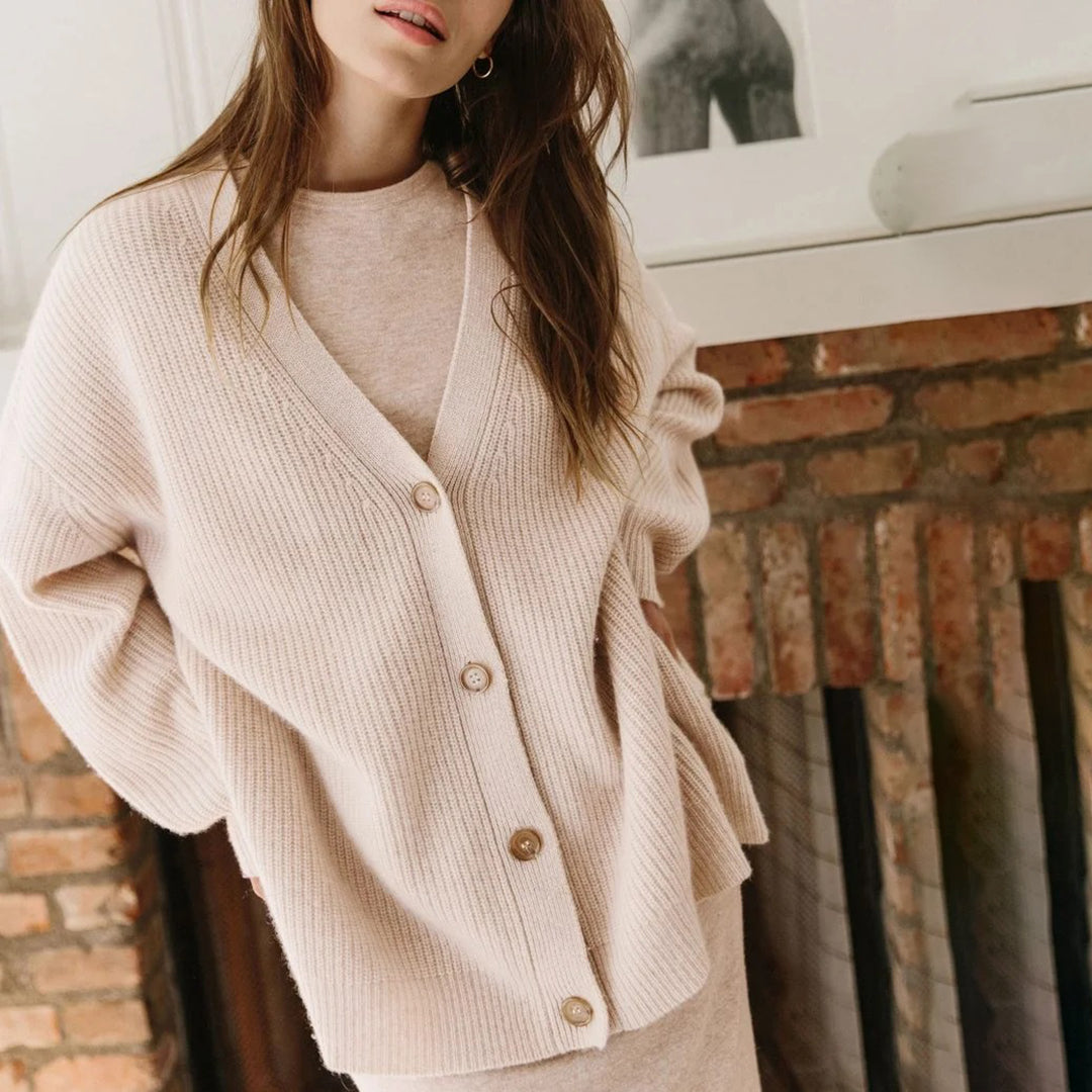 Leah - Cardigan oversize in cashmere