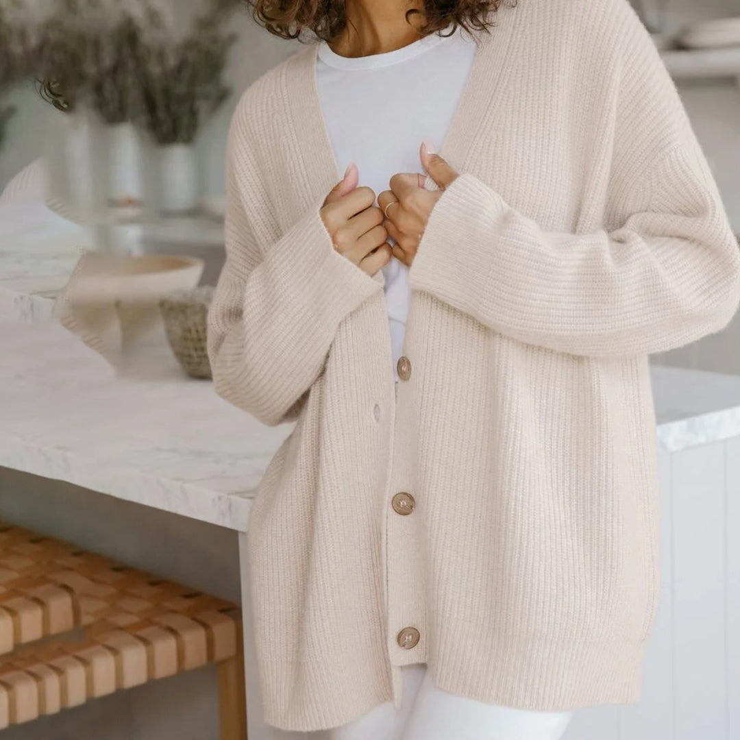Leah - Cardigan oversize in cashmere