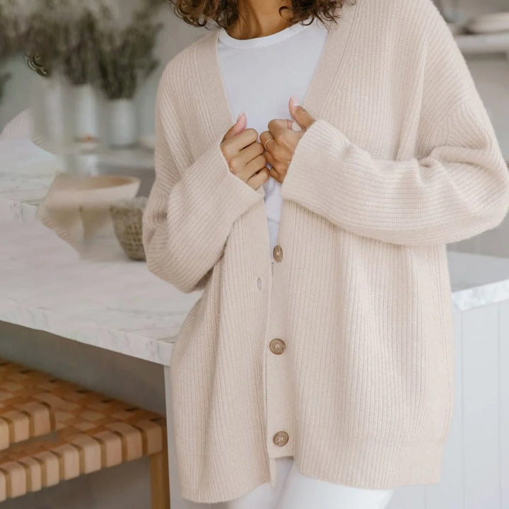 Leah - Cardigan oversize in cashmere