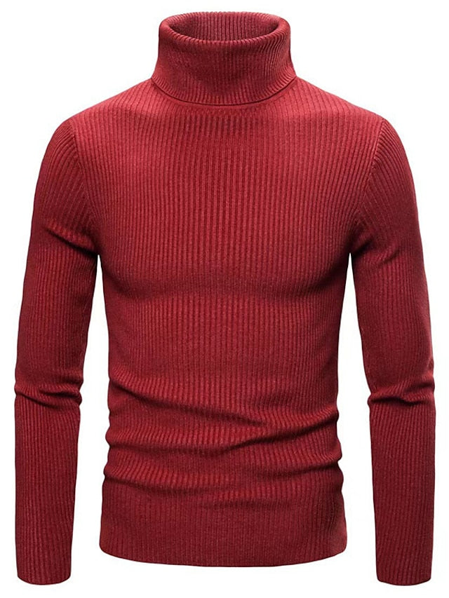 Tom Polo – maglione di lana moderno per uomini