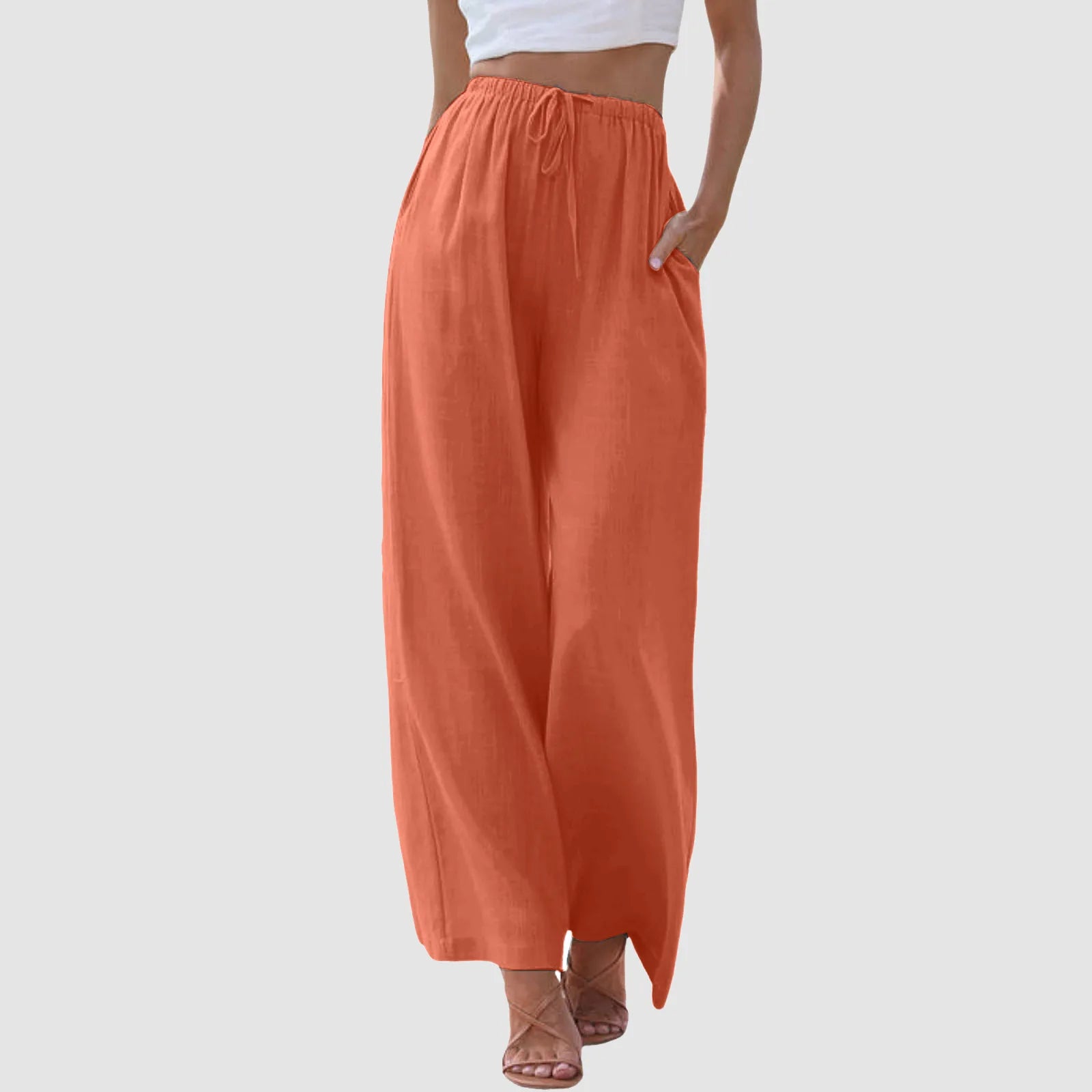 Lorel | Pantalones cómodos de pierna ancha y cintura alta.