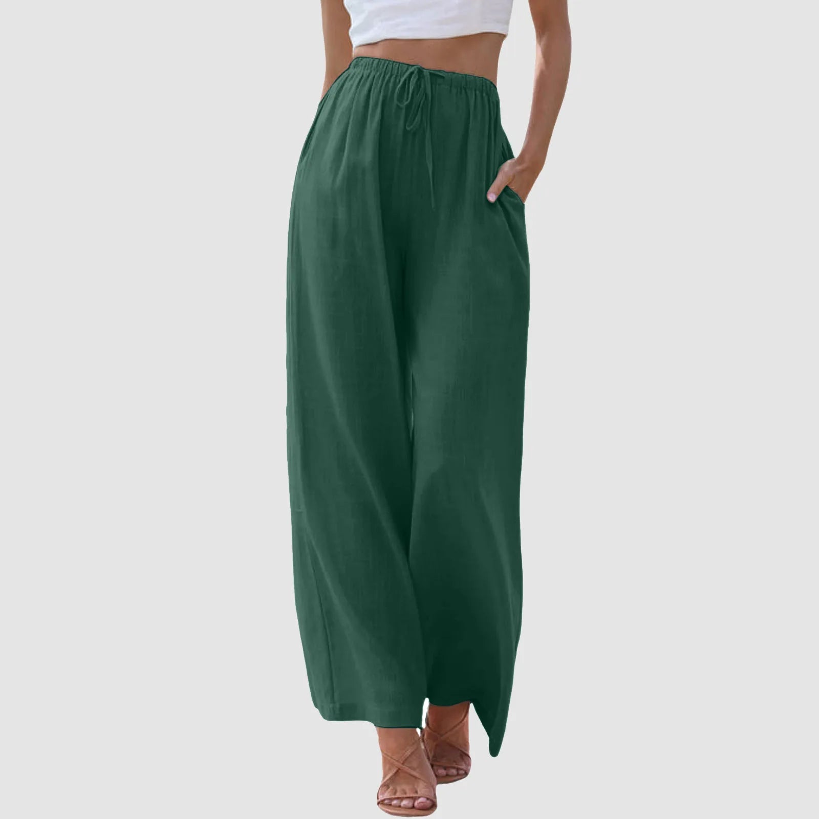 Lorel | Pantalones anchos de cintura alta