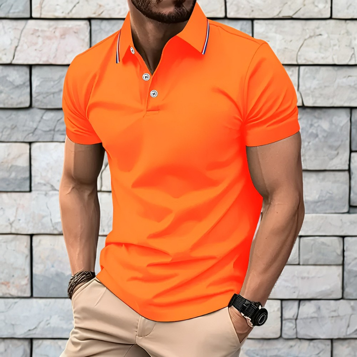 Crosby - Polo casual a maniche corte per uomo