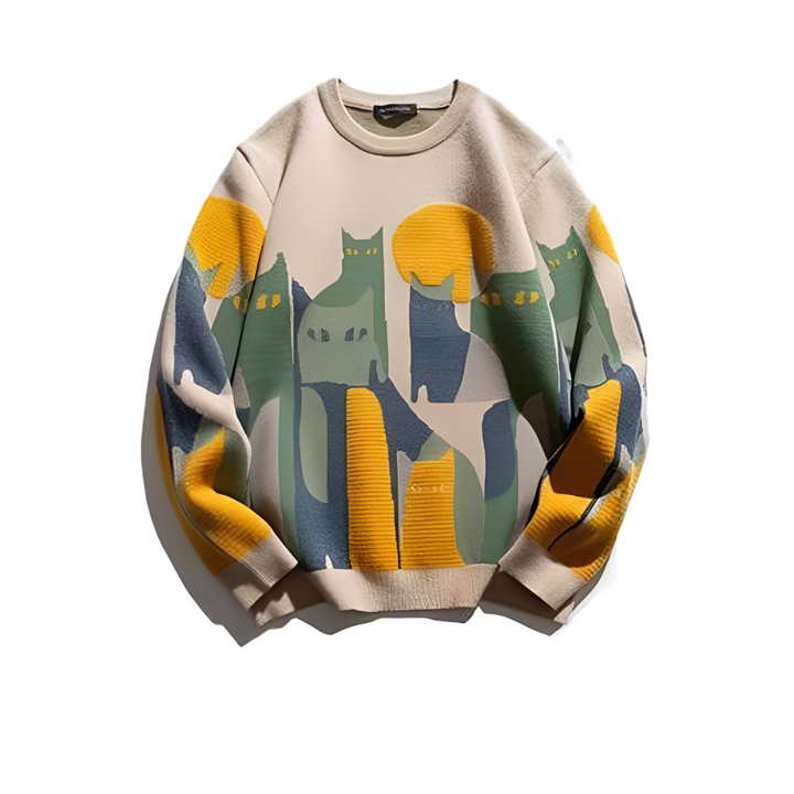 Jerome - Comodo maglione stampato per uomo