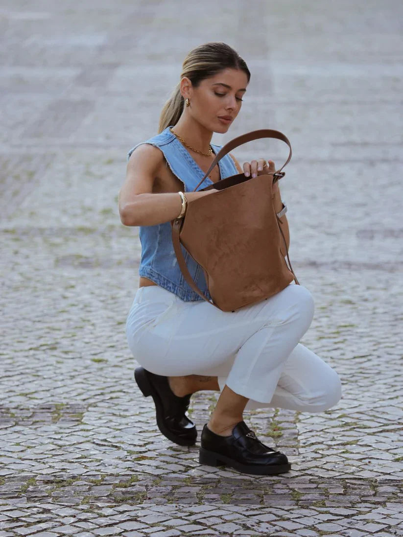 Brigatte™ | Borsa Soho in Pelle Scamosciata