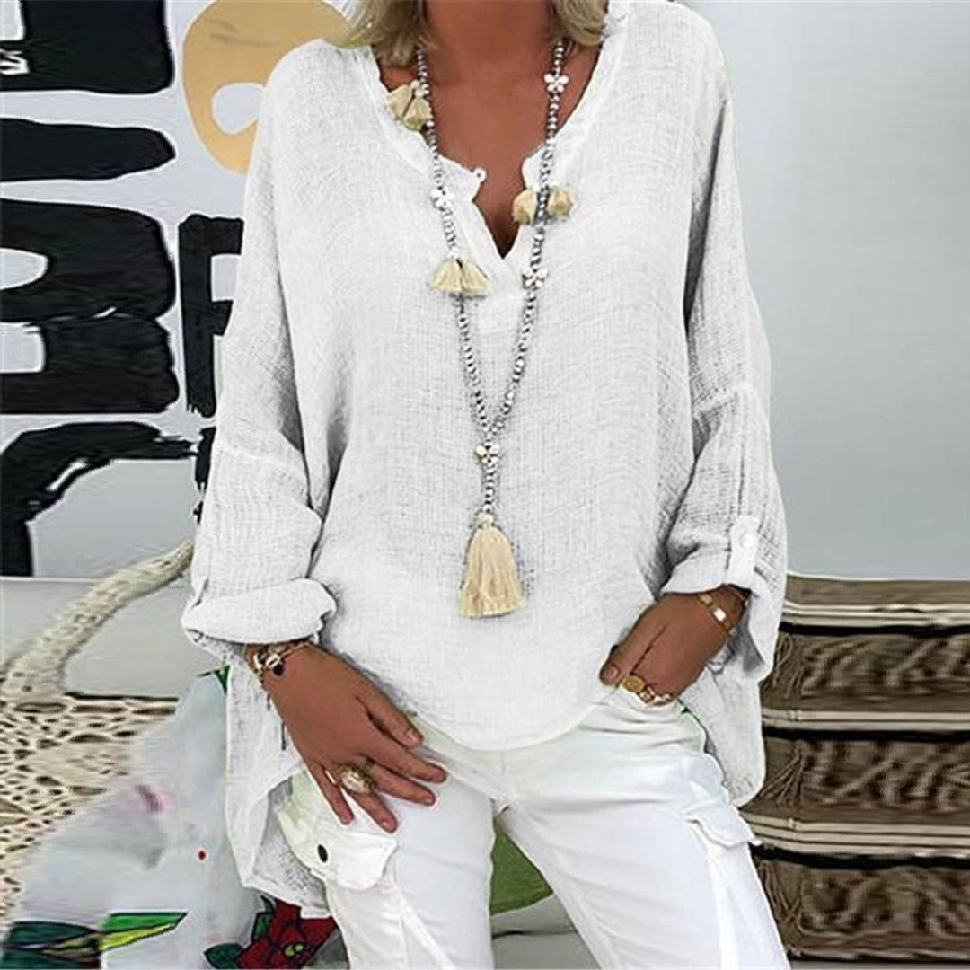 Mia – Elegante Blusa di Lino