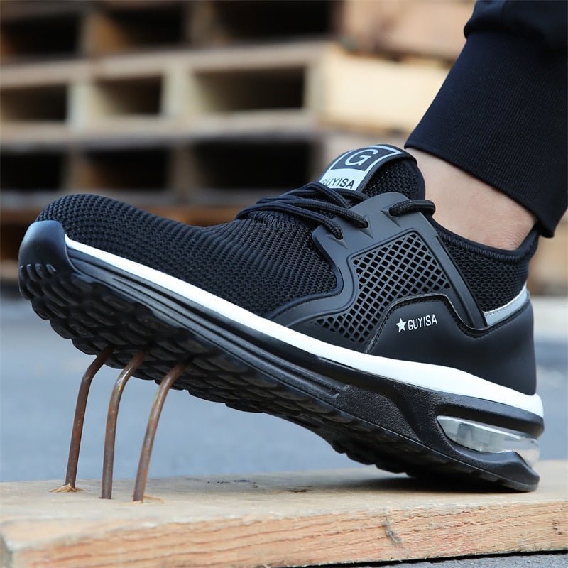 Gideon - Scarpe di sicurezza con puntale in acciaio robuste
