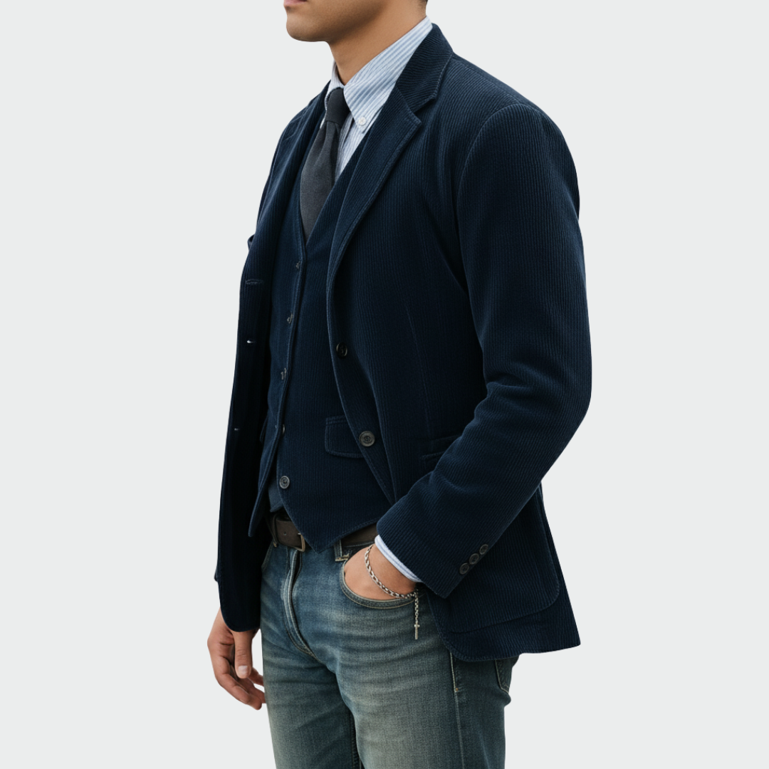 Tommy | Completo Blazer e Gilet in Velluto